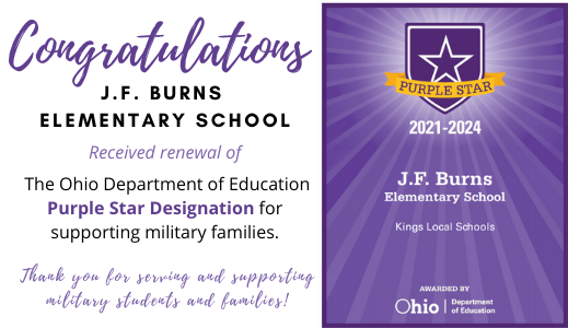 JFB Receives Purple Star for Military Families